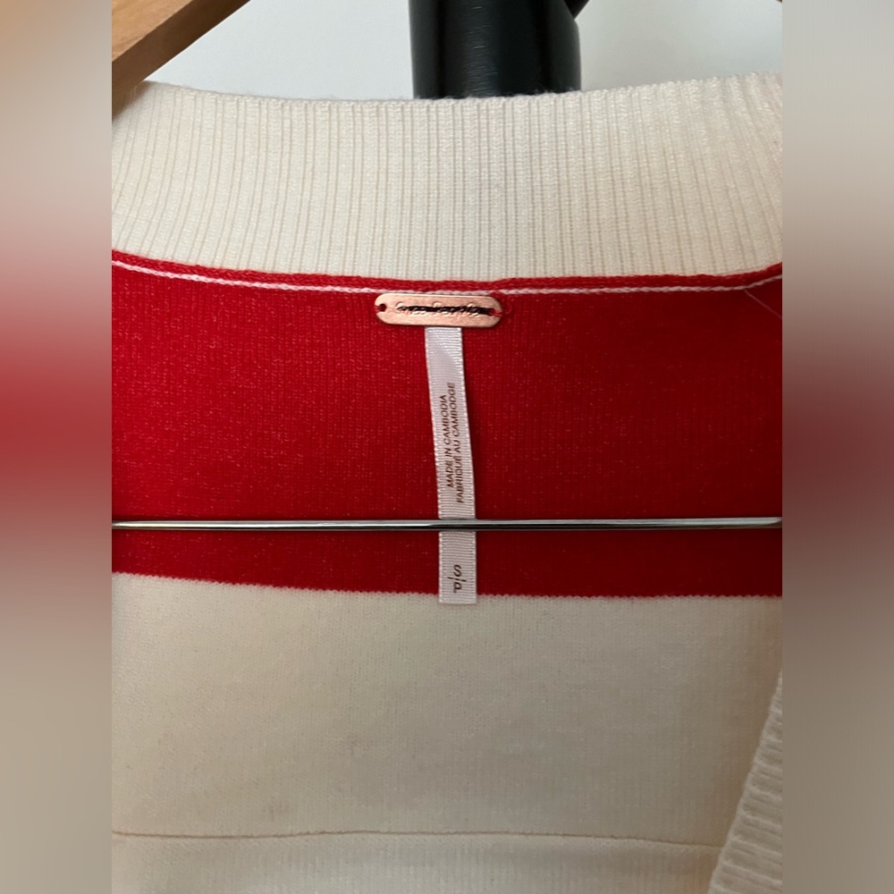 Striped Button-Up Cardigan Sweater - Picture 6 of 12